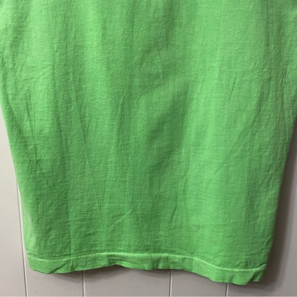 Vintage 1990 Nickelodeon Universal Studios Promo Slime Shirt Bright Green Tank - Picture 6 of 11